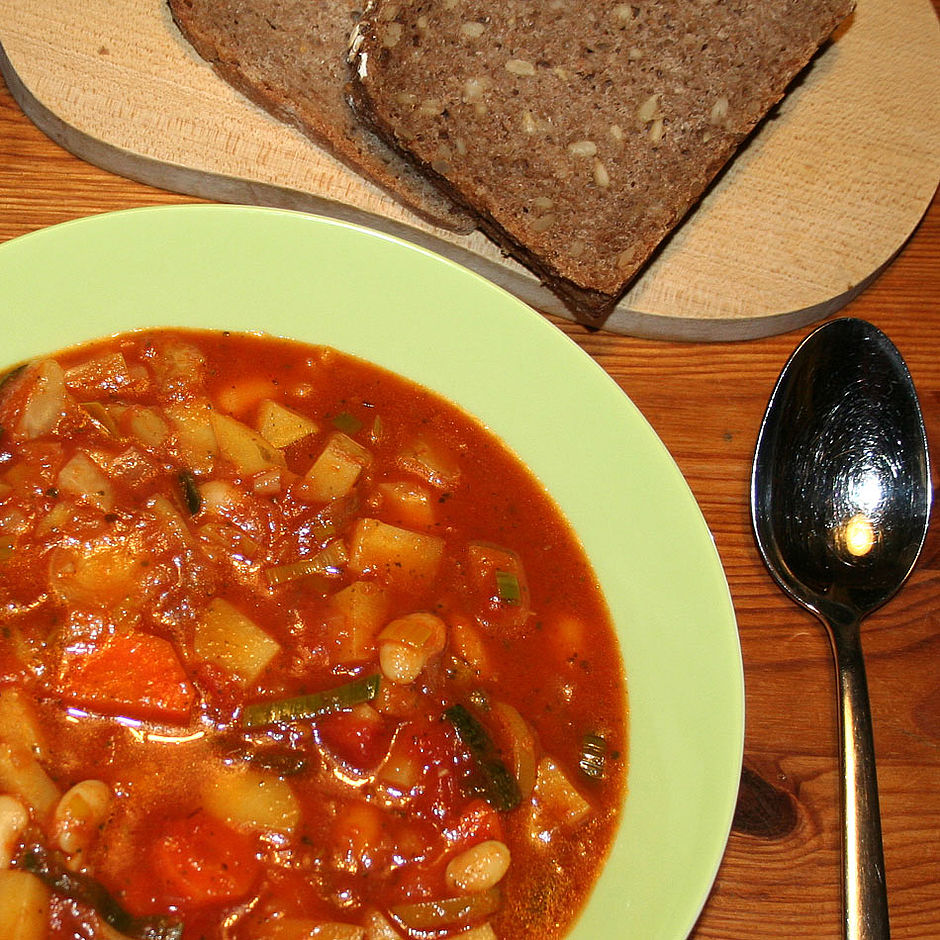 Bohnensuppe